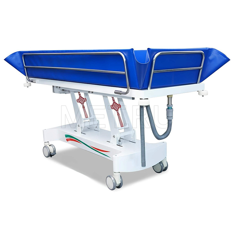 МЕТ E-POOL II  Тележка-каталка для мытья пациентов с электроприводом